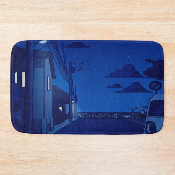 Item preview, Night Time Anime Background designed and sold by PotluckPrints.