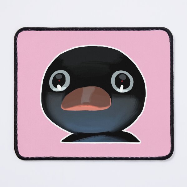 Item preview, Terrified Pingu Meme (Light Pink BG) designed and sold by FilipeFerreira.