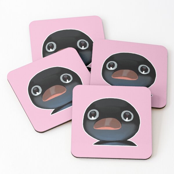 Item preview, Terrified Pingu Meme (Light Pink BG) designed and sold by FilipeFerreira.