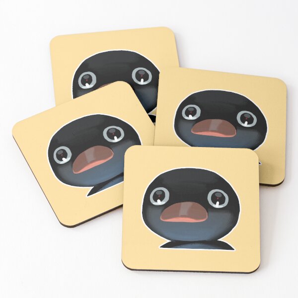 Item preview, Terrified Pingu Meme (Yellow BG) designed and sold by FilipeFerreira.