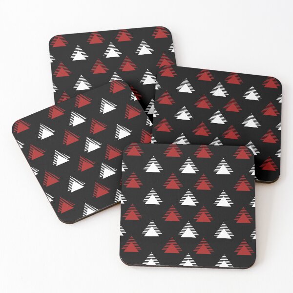 Item preview, Red triangle pattern designed and sold by NUSUSDREAM.