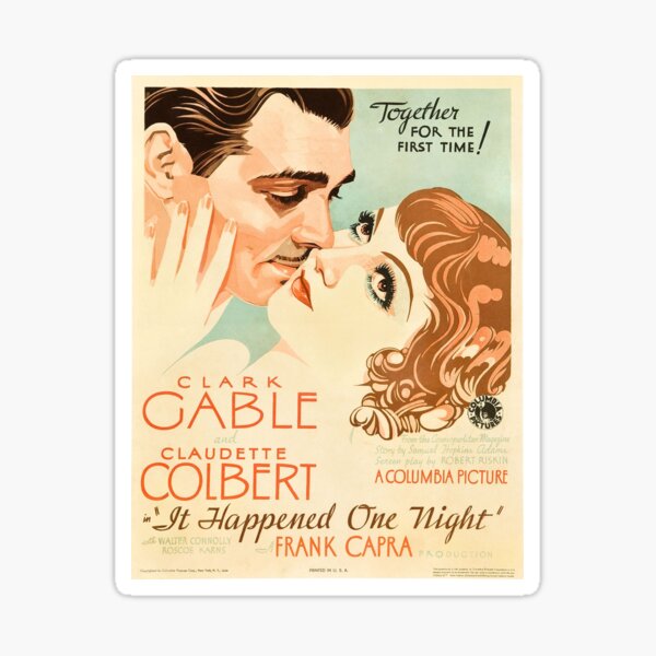 It Happened One Night Sticker