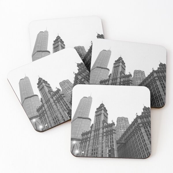 Item preview, Cityscape of Chicago in United States designed and sold by MadLeader.