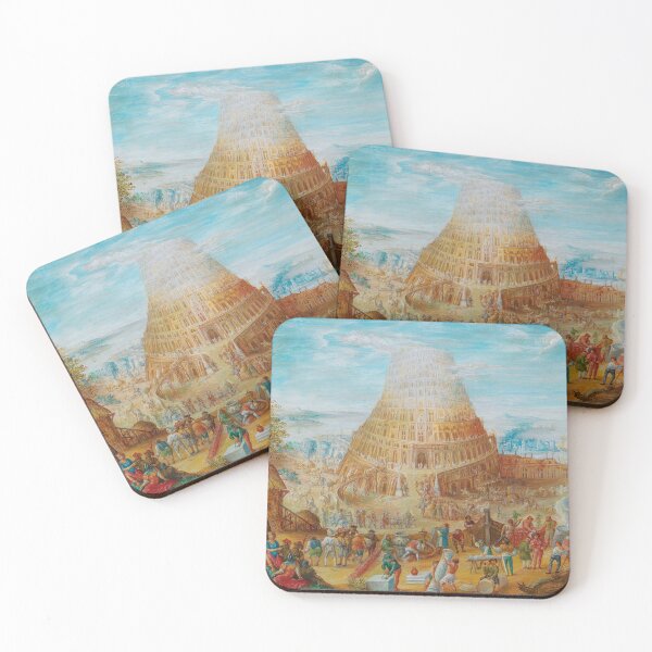 Item preview, The Tower of Babel | Friedrich Brentel | 1610 Renaissance Biblical Art designed and sold by CJET.