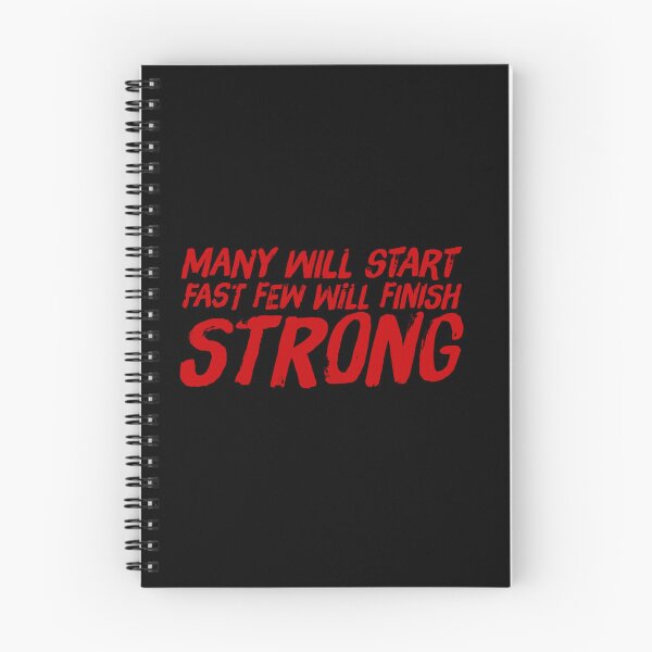 Item preview, Many will start fast few will finish strong  designed and sold by Md1982.