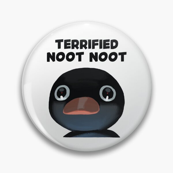 Item preview, Terrified Noot Noot Pingu Meme designed and sold by FilipeFerreira.