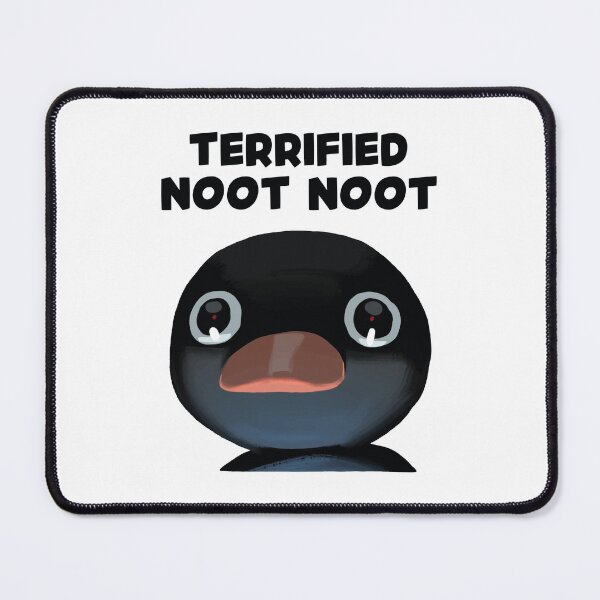 Item preview, Terrified Noot Noot Pingu Meme designed and sold by FilipeFerreira.