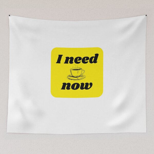 Item preview, I need coffee now designed and sold by MANKOURY.