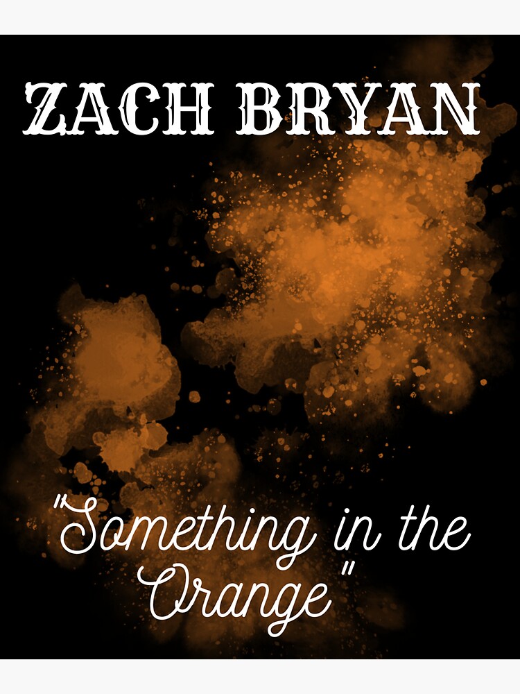 "Zach Bryan Something In The Orange RSKMart" Sticker for Sale by
