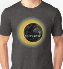 Circle Total Solar Eclipse Celestial Fanatic Slim Fit T-Shirt