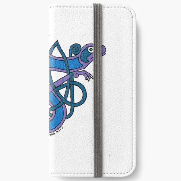 Celtic Beast letter T iPhone Wallet