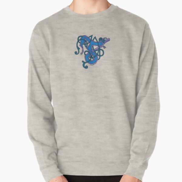 Celtic Beast letter T Pullover Sweatshirt