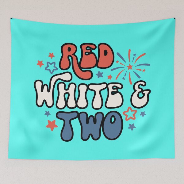Item preview, Red white and blue Happy Birthday designed and sold by MorDesigner.