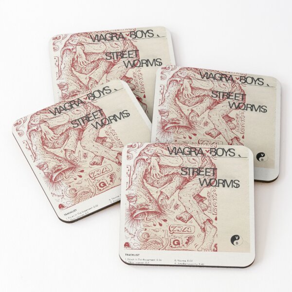 Item preview, STREET WORMS aesthetic album art designed and sold by Spin The Needle Designs.