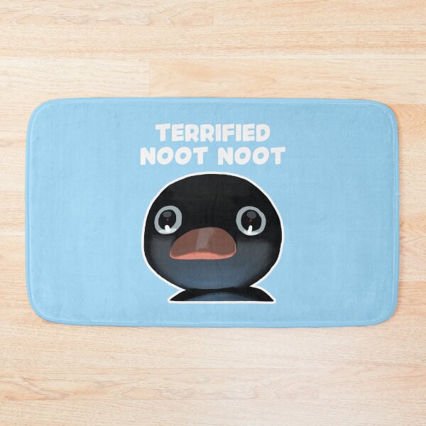 Item preview, Terrified Noot Noot Pingu Meme (Light Blue BG) designed and sold by FilipeFerreira.