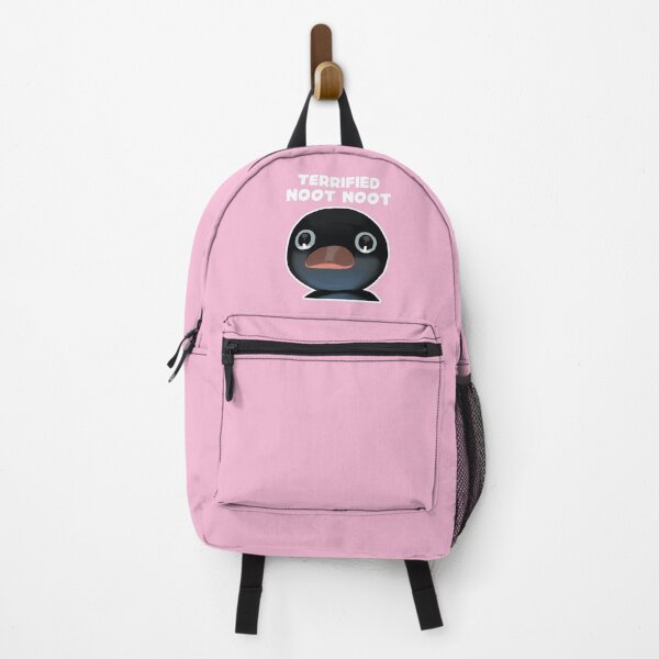 Item preview, Terrified Noot Noot Pingu Meme (Light Pink BG) designed and sold by FilipeFerreira.
