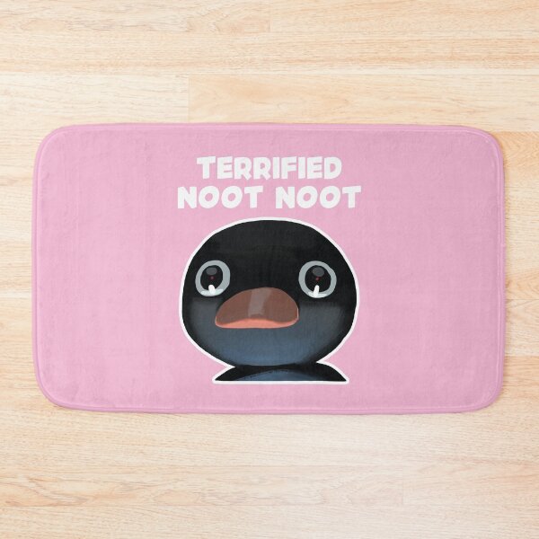 Item preview, Terrified Noot Noot Pingu Meme (Light Pink BG) designed and sold by FilipeFerreira.