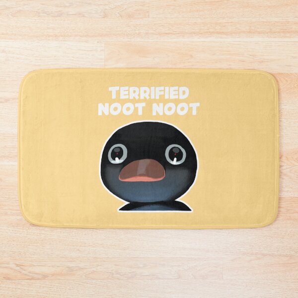 Item preview, Terrified Noot Noot Pingu Meme (Yellow BG) designed and sold by FilipeFerreira.