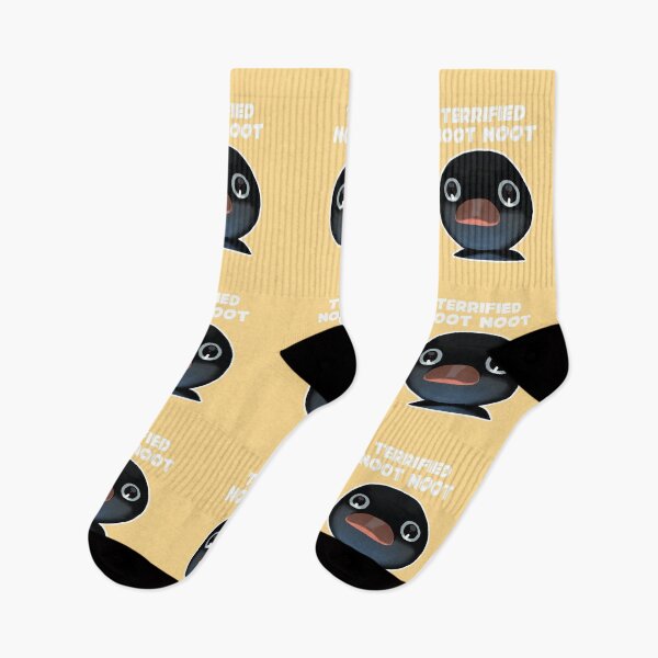 Item preview, Terrified Noot Noot Pingu Meme (Yellow BG) designed and sold by FilipeFerreira.