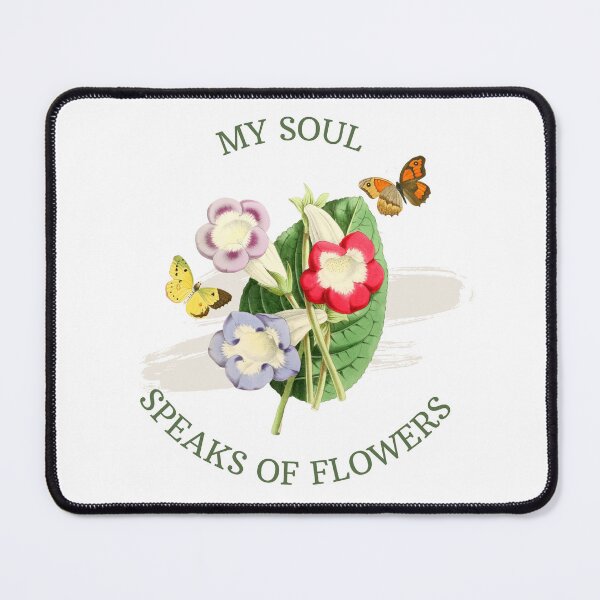 Item preview, Picture of colorful flowers and butterflies - vintage flowers - inspirational quote designed and sold by Rubi16.
