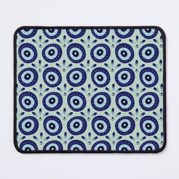 Item preview, Mediterranean Greek Blue Evil Eye Protection Pattern - Evil Eye Amulets designed and sold by antevasinart.
