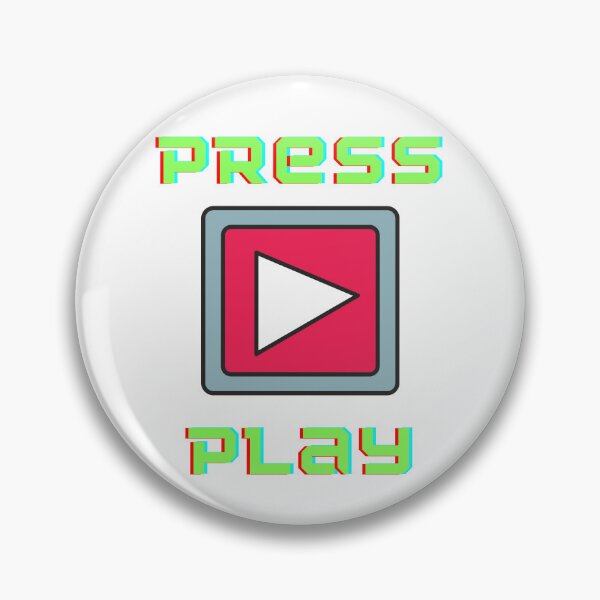 Item preview, Press play designed and sold by Rickido.