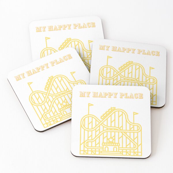 Item preview, My Happy Place Theme Park Yellow variant designed and sold by PoppysPrintings.