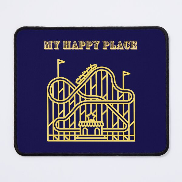 Item preview, My Happy Place Theme Park Yellow variant designed and sold by PoppysPrintings.