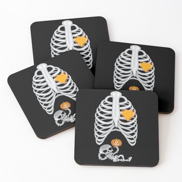 Item preview, Skeleton Baby Skeleton Pregnant Inside Belly  Xray Rib Cage  designed and sold by Med ing.