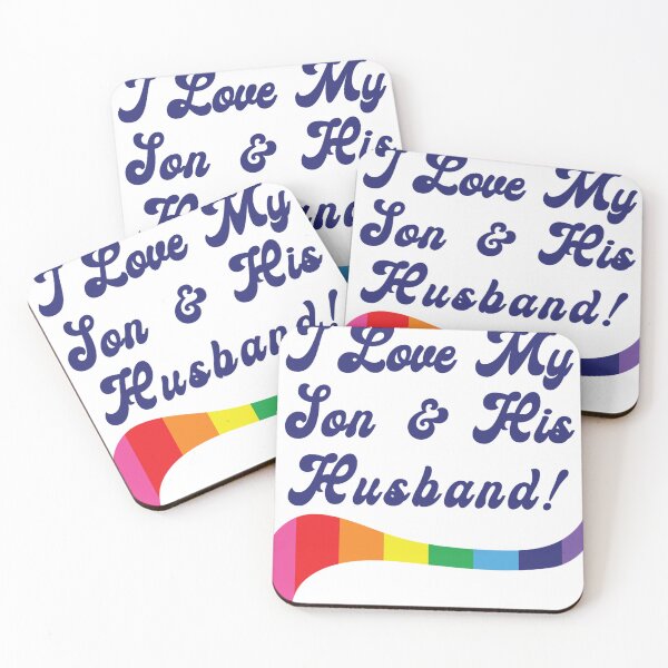 Item preview, I Love My gay Son & His Husband -  Gay Pride designed and sold by MauveMoves.