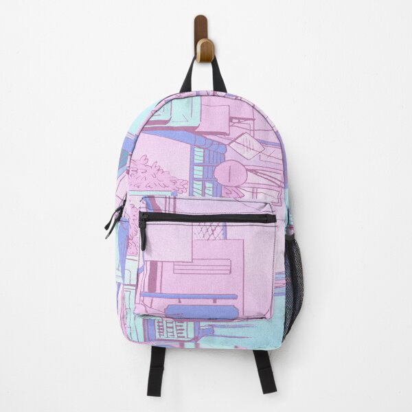 Item preview, Pink Alley Anime Background designed and sold by PotluckPrints.