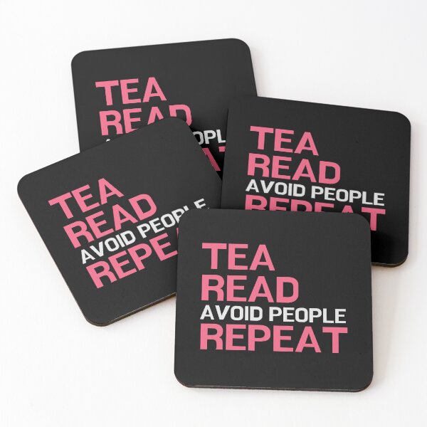 Item preview, Tea, Read, Avoid People, Repeat - for literature lovers designed and sold by ThreadlyAndCo.
