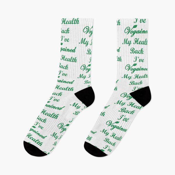 Item preview, I've Vegained my Health Back Vegan Quote designed and sold by Deborah Camp.