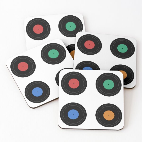 Aperçu de l'œuvre Retro Records (Light) créée et vendue par Arianna Khalil.