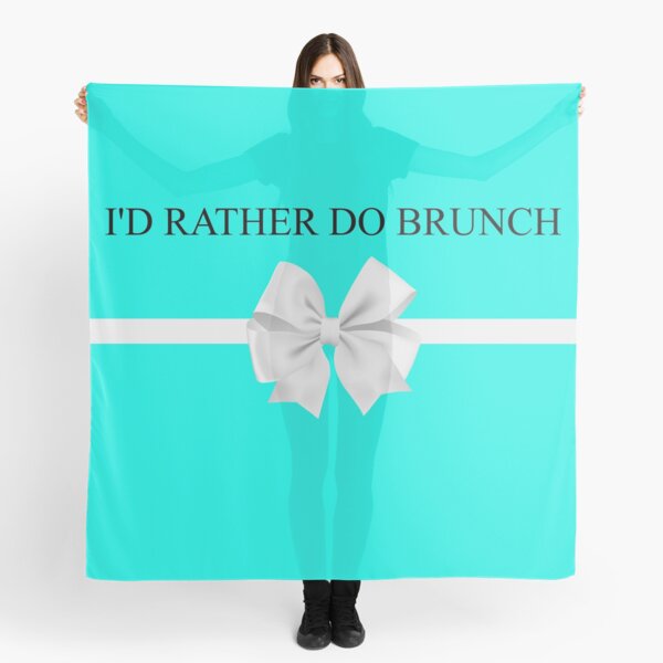 Item preview, I'd Rather Do Brunch - White Bow  designed and sold by gtgbrown.