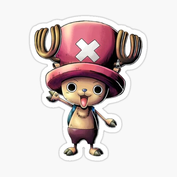 " tony tony chopper one piece" Sticker for Sale by MoElArt Redbubble