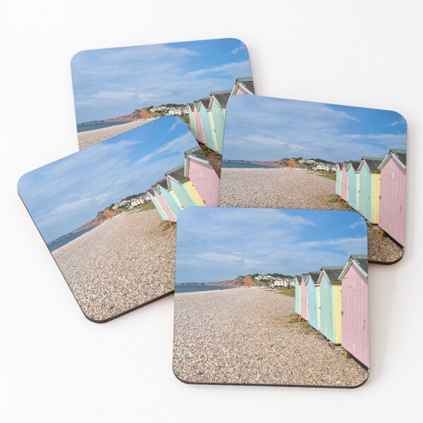 Item preview, Budleigh Salterton - Huts designed and sold by Kat Simmons.