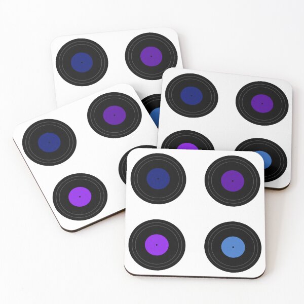 Item preview, Blue and Purple Retro Records (Light) designed and sold by Arianna Khalil.