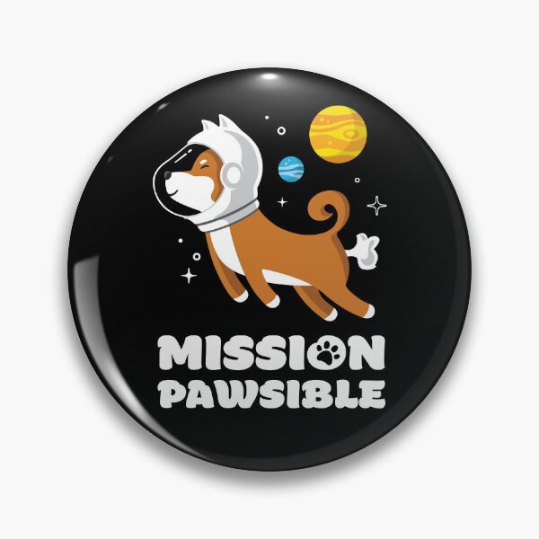 Item preview, Mission Pawsible Shiba Inu Space Dog designed and sold by BeelovedTees.