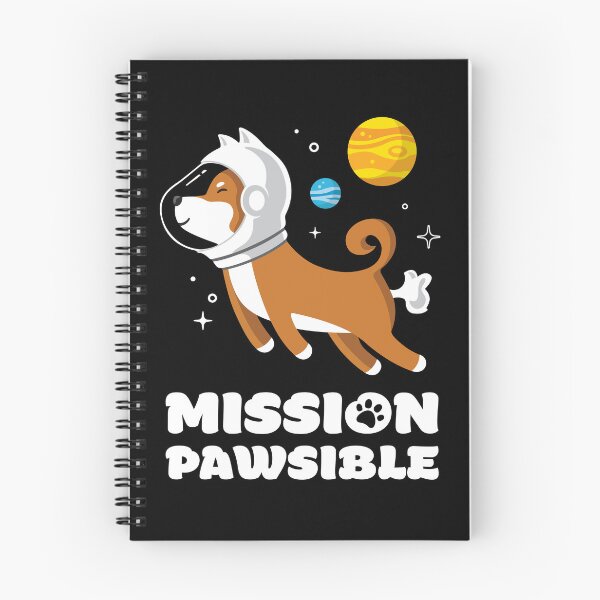 Item preview, Mission Pawsible Shiba Inu Space Dog designed and sold by BeelovedTees.