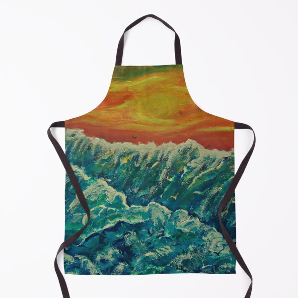 Item preview, Birds over rough waves designed and sold by George Hutton Hunter.