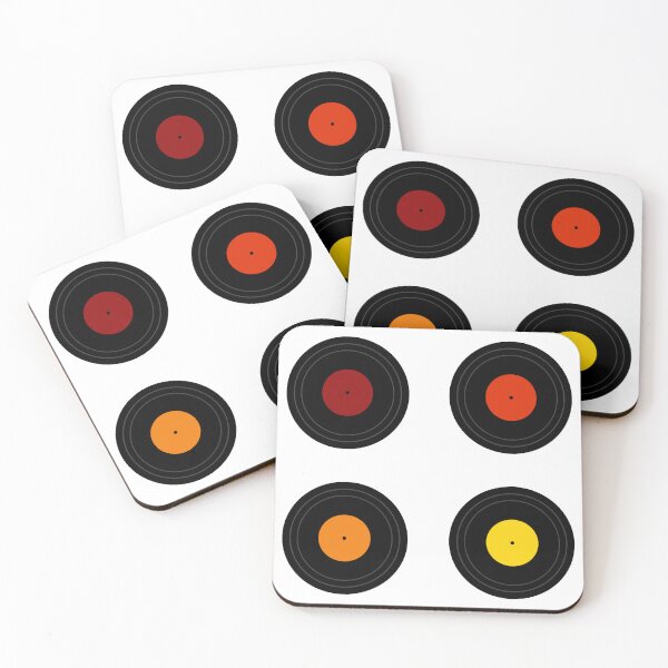 Item preview, Red Orange Yellow Retro Records (Light) designed and sold by Arianna Khalil.