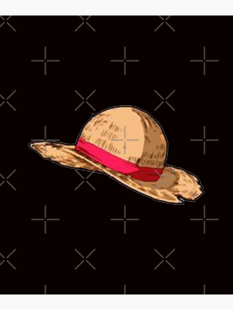 "luffy hat one piece" Poster for Sale by MoElArt Redbubble