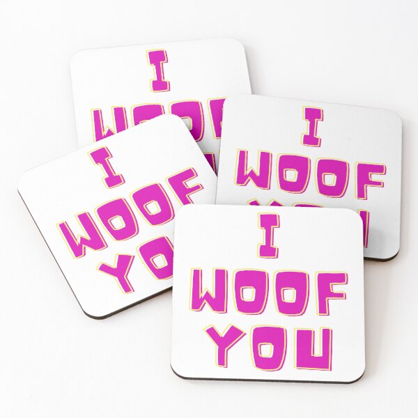 Item preview, I woof you. I love you.  designed and sold by shanesil.