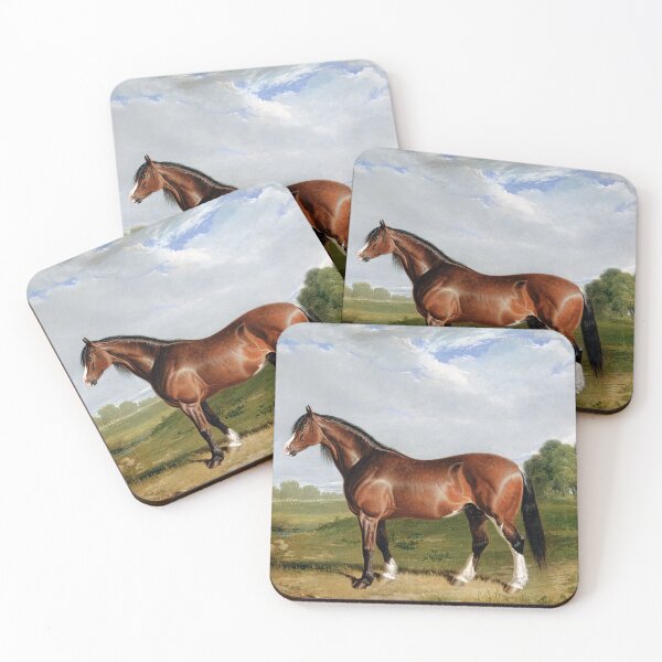 Item preview, A Clydesdale Stallion No Saddle Horse - Strong Yang Energy designed and sold by FengShuiLounge.
