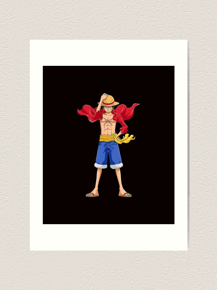"Monkey d luffy one piece" Art Print for Sale by MoElArt Redbubble