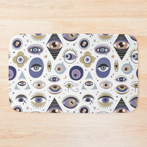 Item preview, Mediterranean Greek Blue Evil Eye Protection Amulet Pattern - Evil Eye Amulets designed and sold by antevasinart.