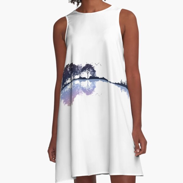 Nature Guitar A-Line Dress