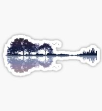 Nature Guitar Sticker