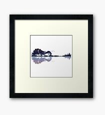 Nature Guitar Framed Print